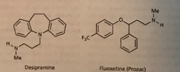 Me 0. Fic Me Desipramine Fluoxetine (Prozac)