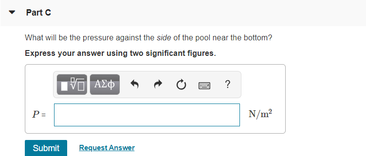 Solution Determine The Absolute Pressure On The Bottom Of A Swimming