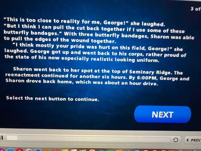 3 of This is too close to reality for me, George! she laughed. But I think I can pull the cut back together if I use some