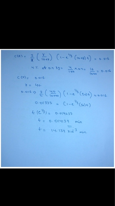 t oo C ct) 0.016 to.01139 min t 139 16 min 3