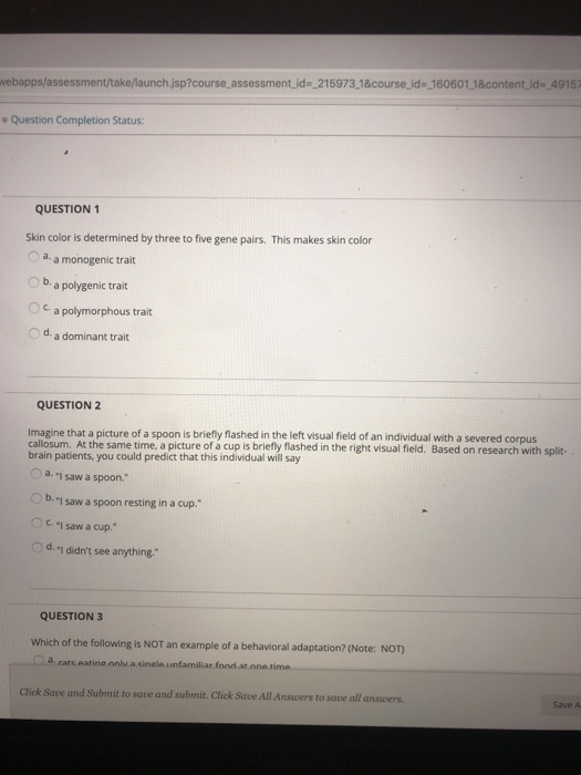webapps/assessment/take/launch.jsp?course assessment.ids 215973.1&course id 160601.1&content id 49157 v Question Completion S