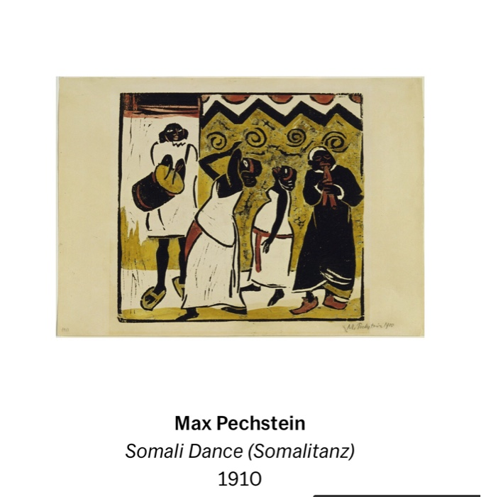 Max Pechstein Somali Dance (Somalitanz) 1910