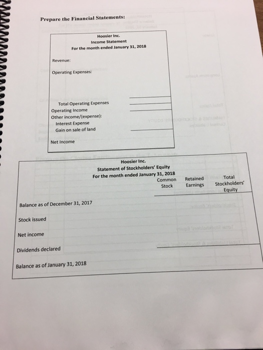 I need help with my accounting homework
